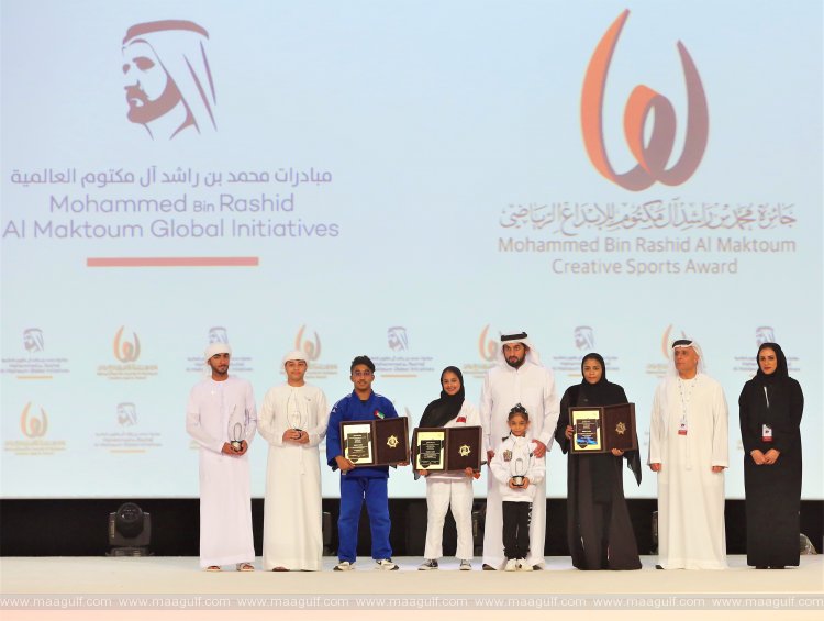 Ahmed bin Mohammed meets with winners of the Mohammed bin Rashid Al Maktoum Creative Sports Award